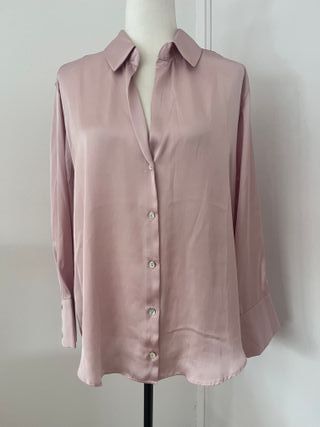 Blusa Zara Rosa Talla M Sin Estrenar