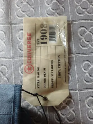 Bandolera Converse Azul/Gris