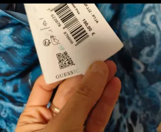 Vestido largo Guess azul océano Talla XS