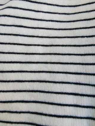 Camiseta algodón Mango Rayas marineras