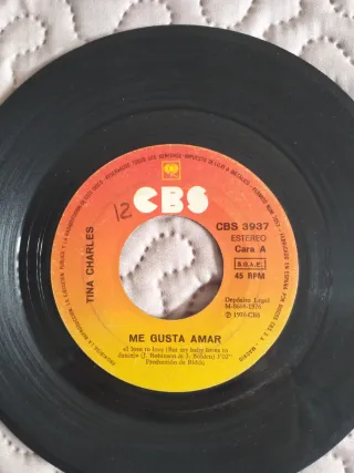 Tina Charles - Me Gusta Amar Vinilo CBS 3937