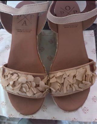 Alpargatas Sandalias rosa Popa