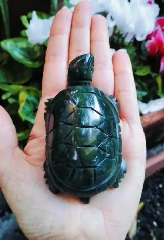 Tartaruga in Serpentino Pietra Naturale