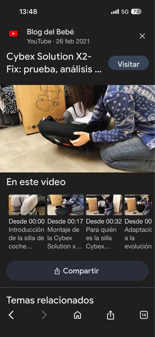 Silla coche grupo 2/3 Cybex Solution X2-fix púrpur