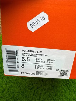 Nike Pegasus ZoomX Taglia 39 Nuove