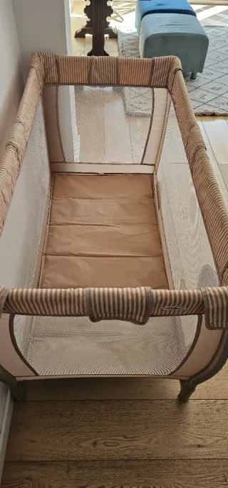 Cuna de viaje Asalvo Beige