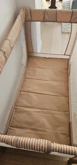 Cuna de viaje Asalvo Beige