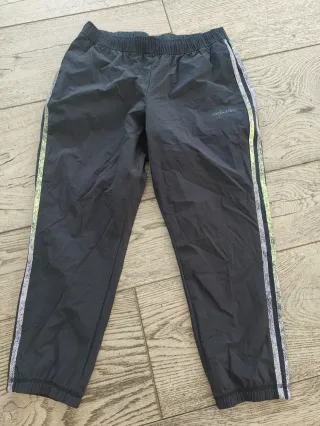 Pantalón chándal mujer Adidas t. S/36 negro-gris