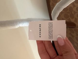 Bolso Tote Coach Monogram Marrón y Beige