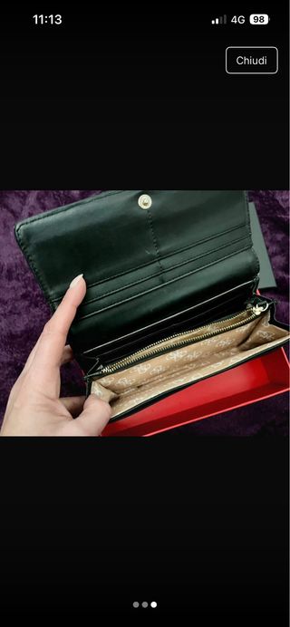 Portafoglio Guess nero