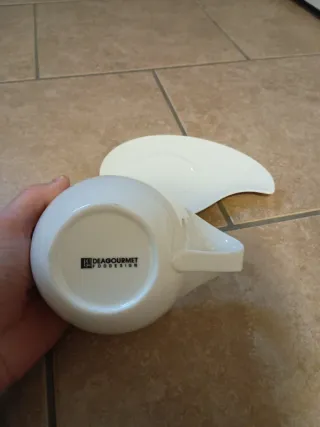 Set Ninfea 2 tazze e 2 tazzine con Piattino