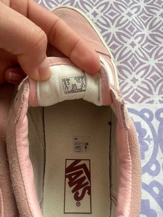 Zapatillas Vans rosas originales