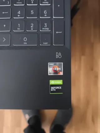 Ordenador portátil HP negro