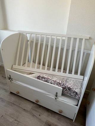 Cuna blanca IKEA