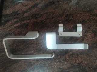 Apliques de baño metal plateado acero inoxidable