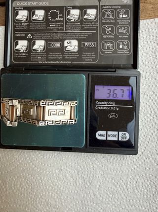 Pulsera Plata Hombre Hecha a Mano