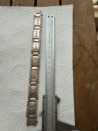 Pulsera Plata Hombre Hecha a Mano