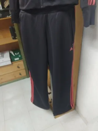 Chándal Adidas Negro y Rosa Vintage