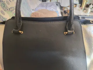 Bolso Valentino azul y Plateado Elegante