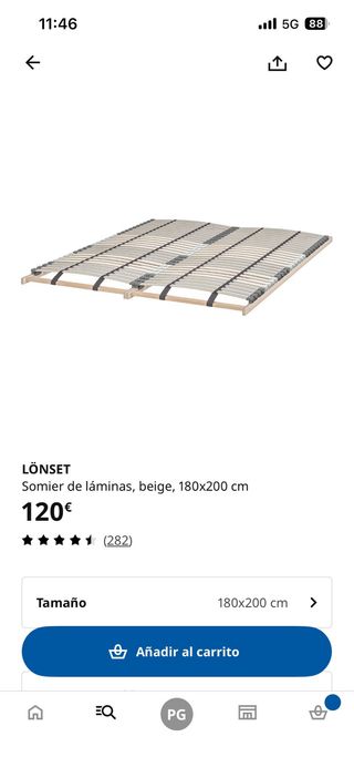 Estructura Cama MALM 180x200cm con Cajones