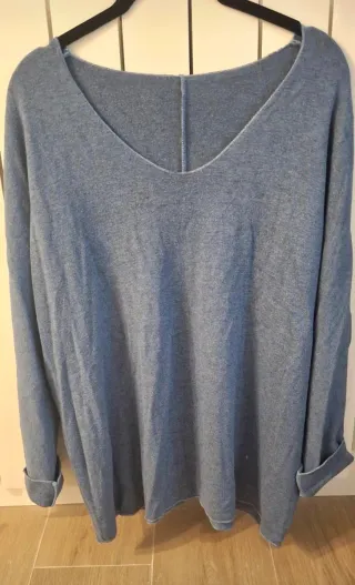 Jersey holgado azul grisáceo talla 42/XL