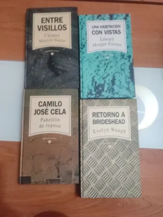 Lote 4 Libros: Visillos, Vistas, Cela, Brideshead