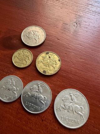 Monedas Lituania (antes del Euro)