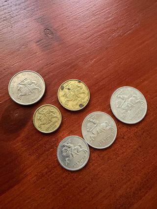 Monedas Lituania (antes del Euro)