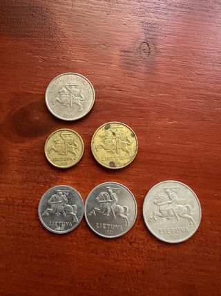 Monedas Lituania (antes del Euro)