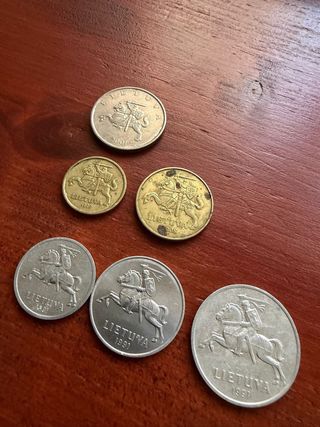 Monedas Lituania (antes del Euro)