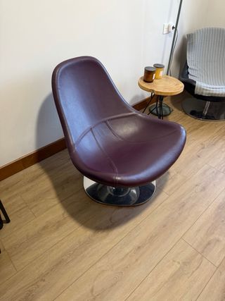Sillón giratorio IKEA Tirup Piel