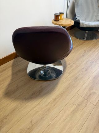 Sillón giratorio IKEA Tirup Piel