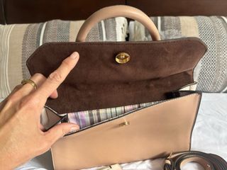 Bolso Parfois Beige y Rosa