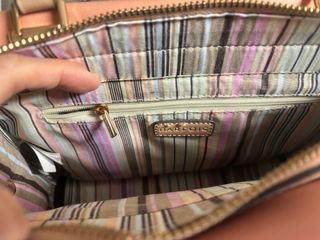 Bolso Parfois Beige y Rosa