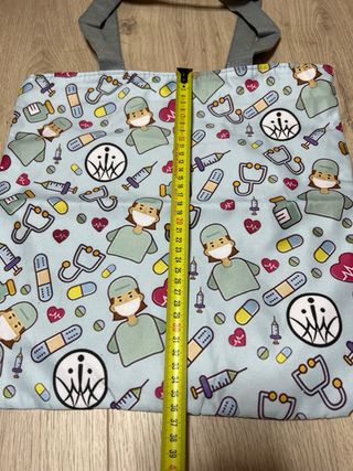 Bolso Tote Estampado Enfermería