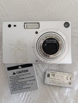 Canon IXUS II e Pentax Optio - Lotto di 2 Fotocamere