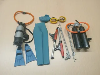 Traje Buzo Action Man Accesorios