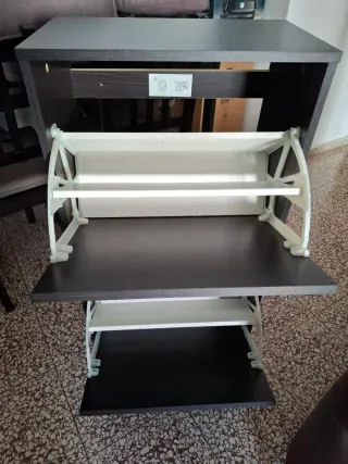 Zapatero Bissa Ikea Madera Marrón/Negro