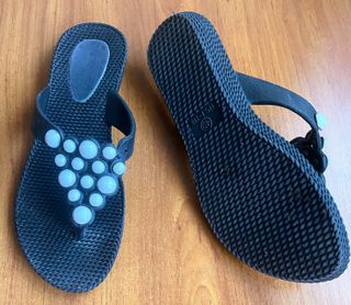 Sandalias de piel Lorena Massó Talla 40