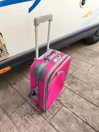 Trolley de viaje rosa