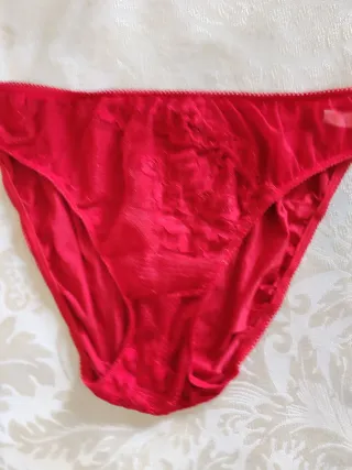 Bragas Rojas Encaje XL Nuevas Sin Usar