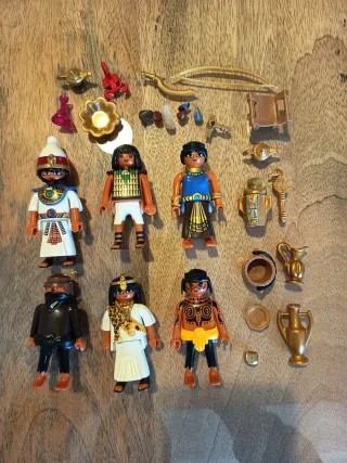 Lote Figuras y Accesorios Egipto Playmobil