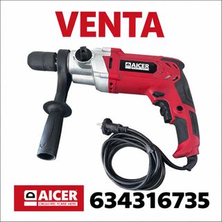 Taladro Percutor AICER Rojo