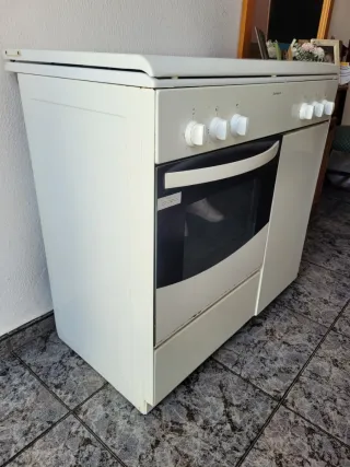 Horno 5 fuegos gas butano y botella.