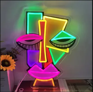 Lampada/Quadro Neon LED "ABSTRACT"