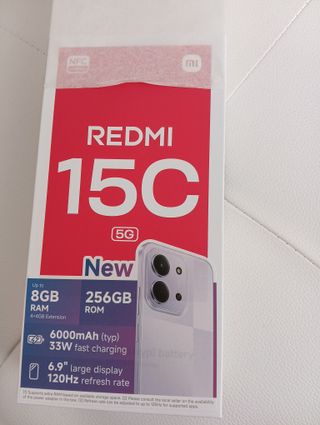 Xiaomi Redmi 15C 8GB+256GB.6000mAh-33Wfast charg.