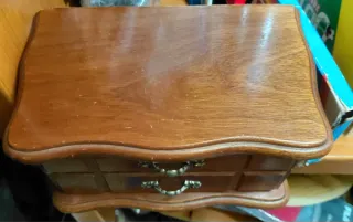 Portagioie vintage legno massello anni '60