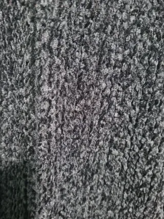 Cardigan aperto in velluto nero