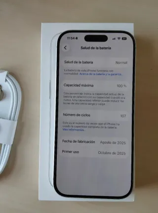 iPhone 17 256GB Blanco garantia apple hasta2027