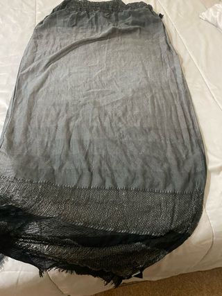 Sciarpa e cappello donna grigio